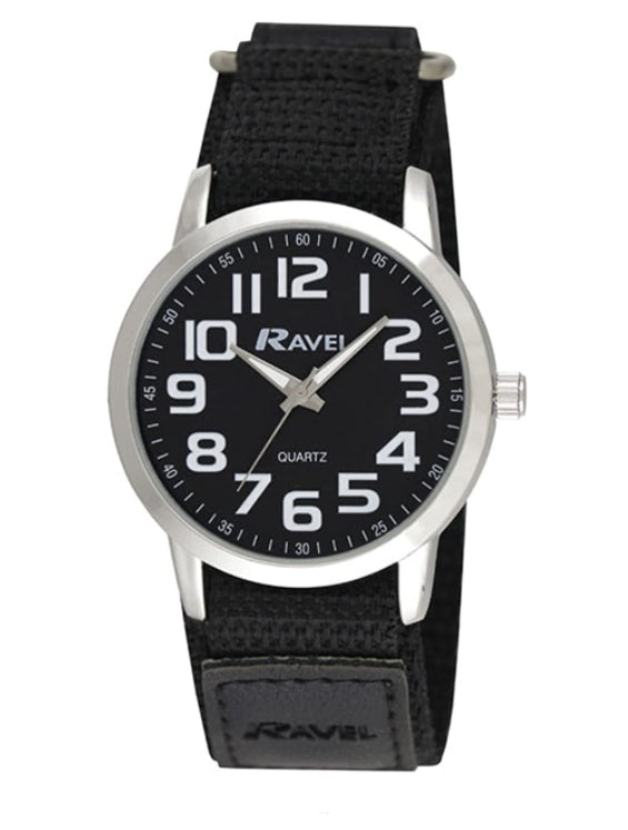 Ravel Mens Velcro Sports Bold Arabic Dial Watch R1601.64 Available Multiple Colour