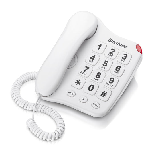 Binatone Big Button 110 Corded Phone White