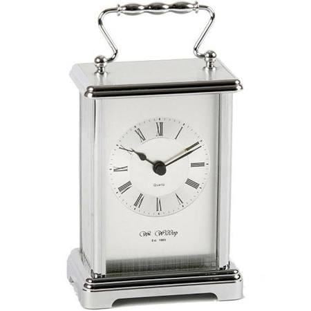Widdop Roman Number Carriage Metal Clock Available Multiple Colour
