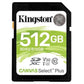 Kingston Canvas Select Plus MicroSD (SD Adapter Included)- 512GB