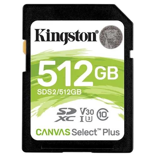 Kingston Canvas Select Plus MicroSD (SD Adapter Included)- 512GB