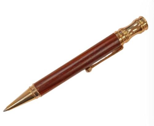 Imperial Wood Dark Brown Gold Trim Pen IMP320R