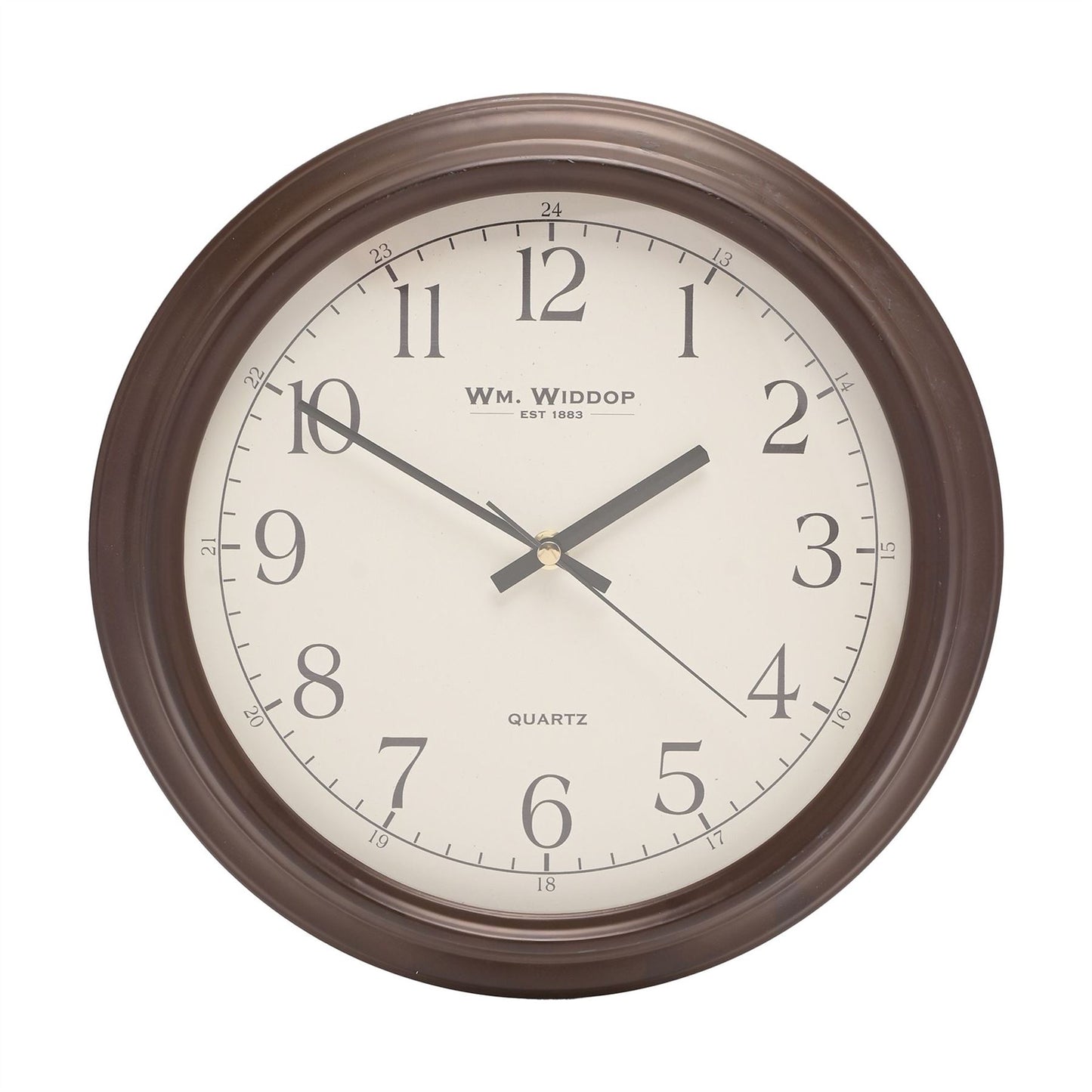 Wm Widdop Classic Wooden Wall Clock 31cm