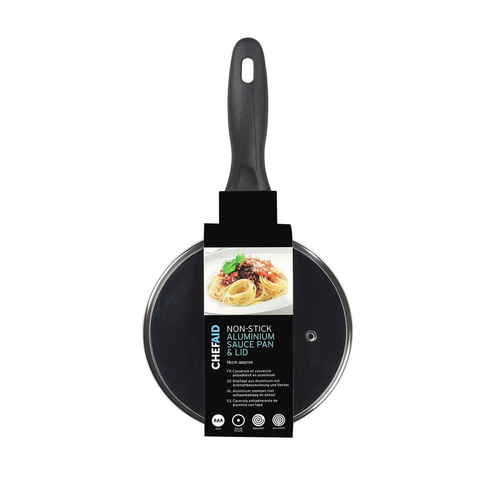 Chef Aid 16cm Non-Stick Sauce Pan (Carton of 8)