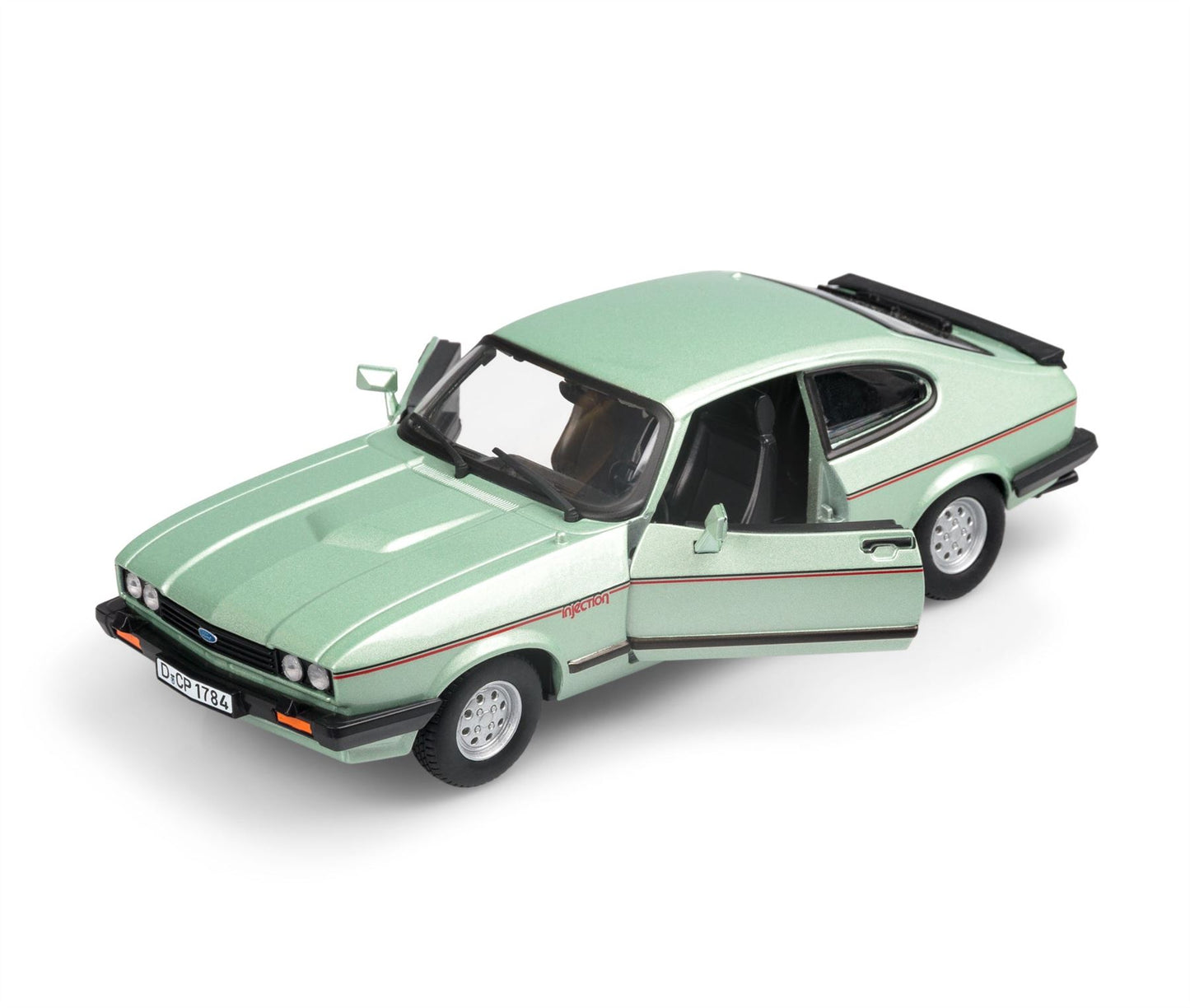 1:24 Ford Capri Light Green 1982 - Diecast Model car Collectables