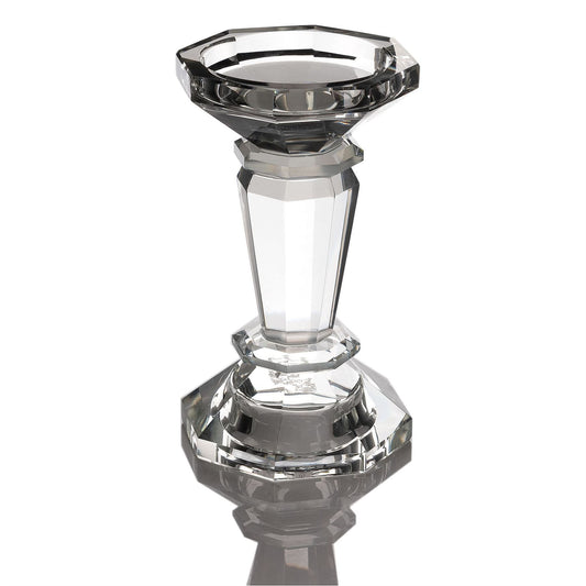 Hestia Crystal Candle Holder 14cm