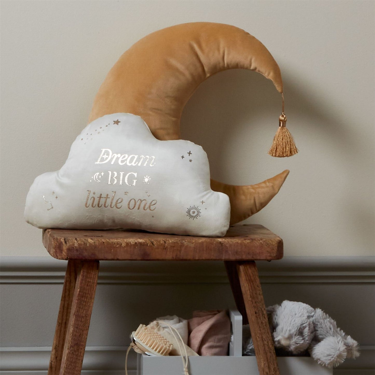 Bambino Velvet Cloud Cushion 35cm