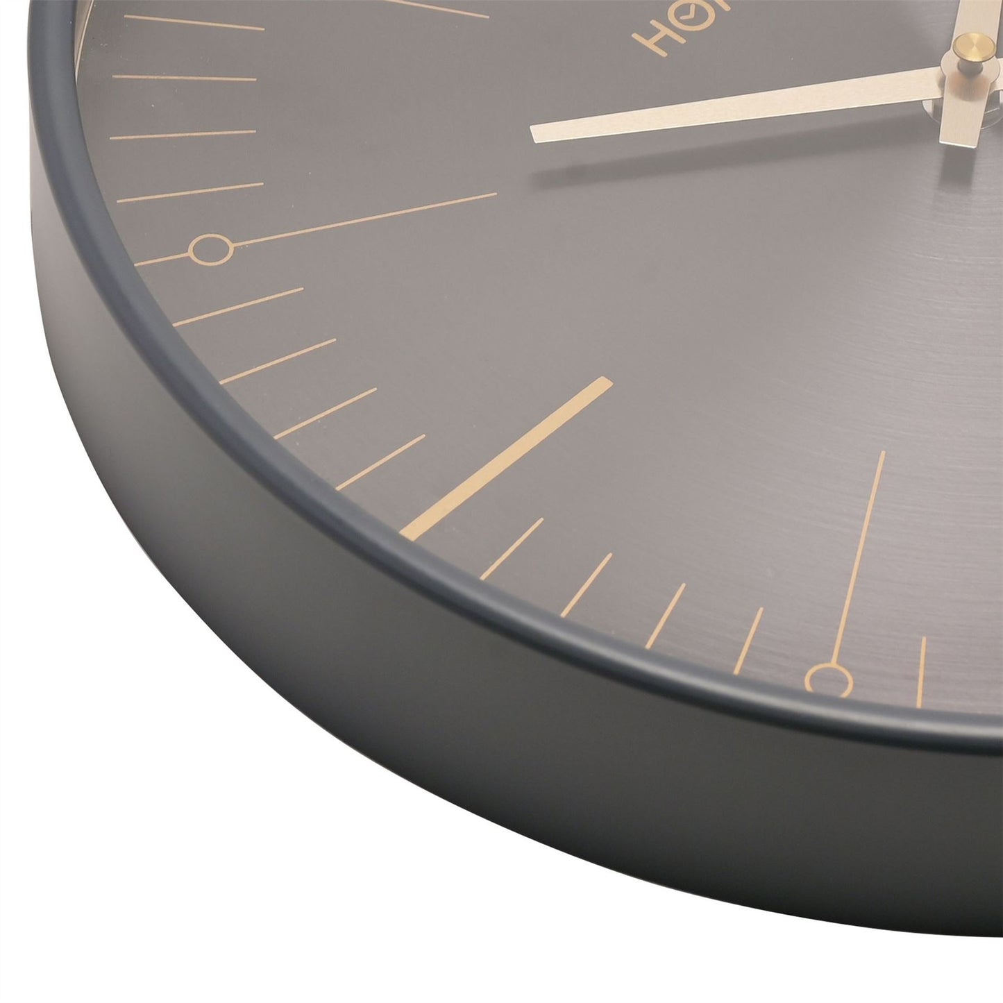 Hometime Round Wall Clock Arabic Numbers Grey 30cm