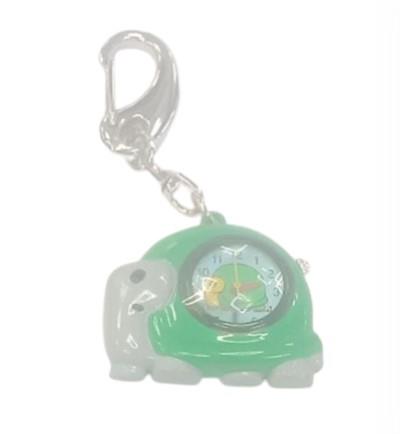 Imperial Key Chain Clock Green Tortoise IMP729 - CLEARANCE NEEDS RE-BATTERY