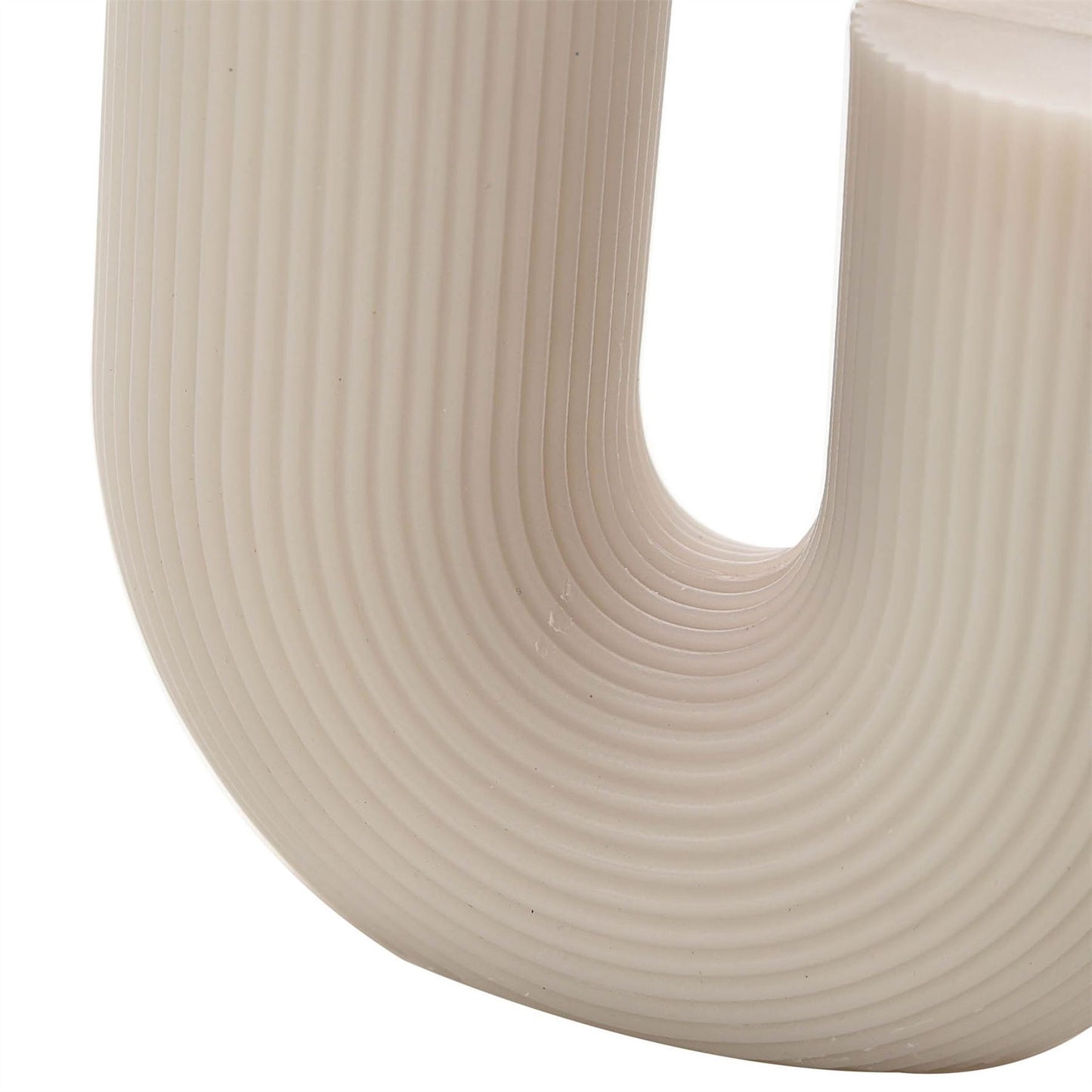 Hestia White U-Shape Candle