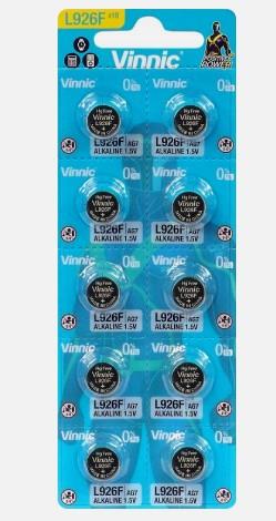 Vinnic Watch Battery Card of 10 Available Multiple Size