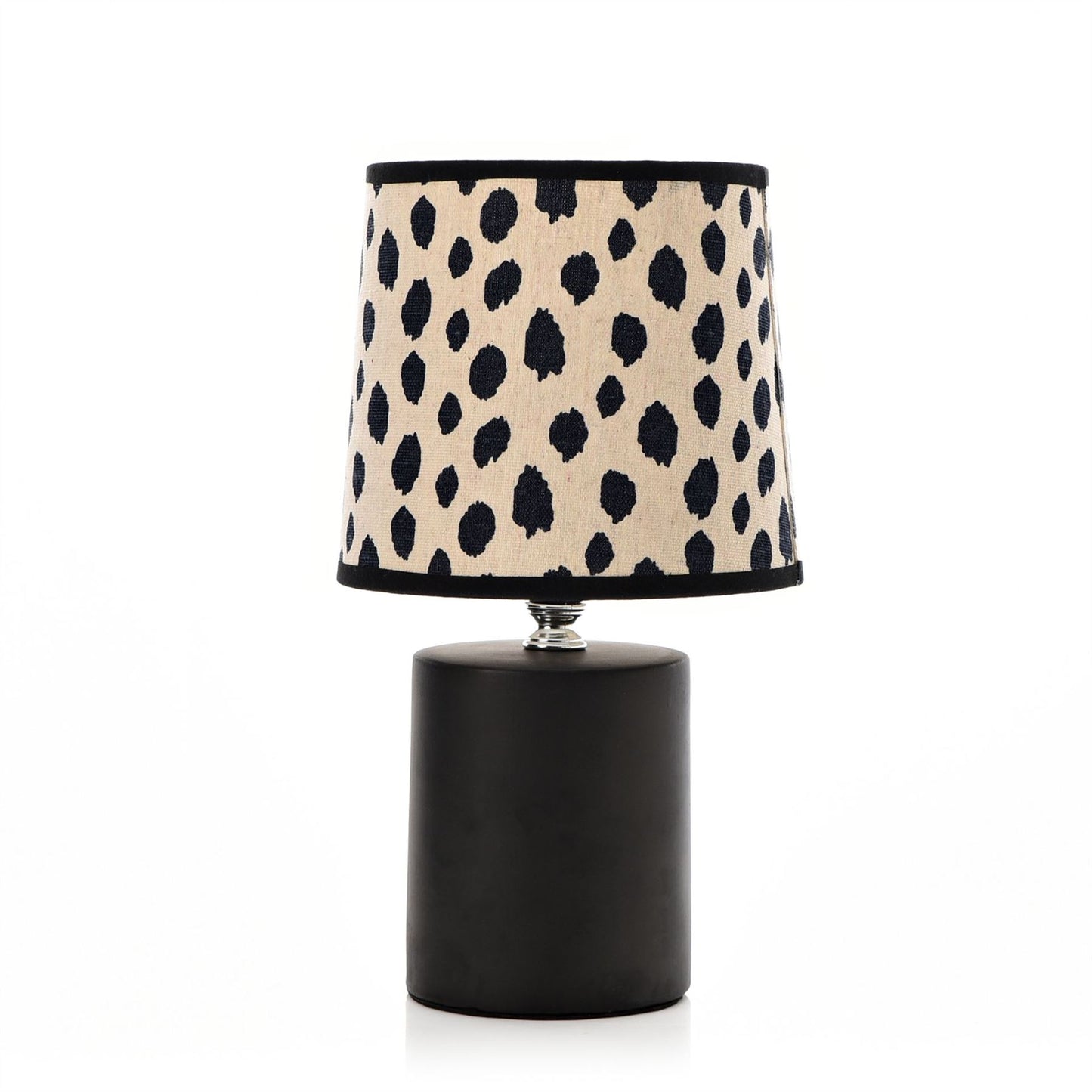 Hestia Small Table Lamp with Spotty Shade 26cm