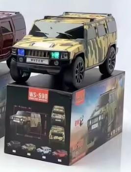 WSTER Wireless Bluetooth 8w 4x4 Truck Car Speaker with TF/USB/FM - CLASSIC - BEIGE