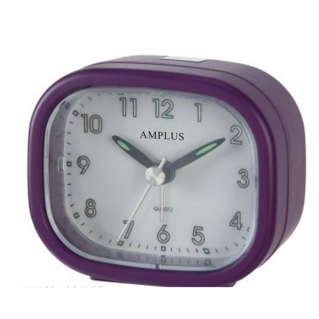 Amplus Travel White Dial Luminous Hands Alarm Clock PT182 Available Multiple Colour