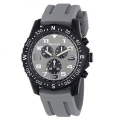 Henley Men's Multi Eye Grey Dial With Green Sports Silicone Rubber Strap Watch H02208.13