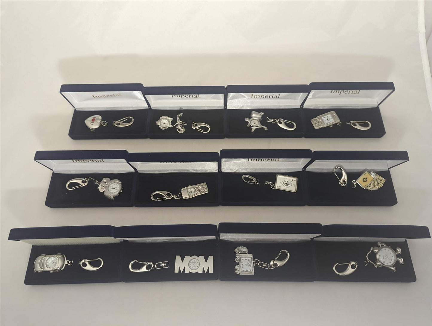 50 Watches Keychain Clock for £85 Ladies & Children Mix - CLEARANCE NEEDS RE-BATTERY