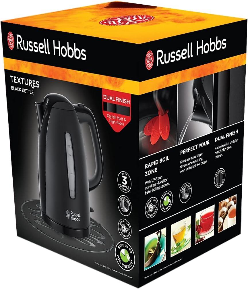 Russell Hobbs Textures Black Collection