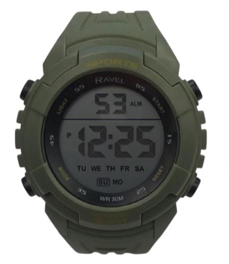 Ravel Mens Boys 3ATM Digital Sports Dial Rubber strap Watch RDG.14.25-41