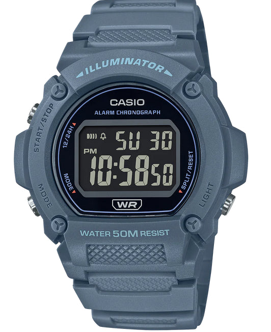 Casio Mens Vintage Digital Watch W-219HC-2BVDF