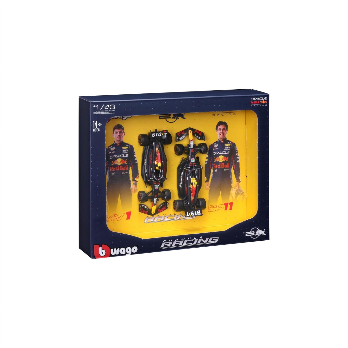F1 RED BULL RACING RB20 2024 TWO PACK VERSTAPPEN AND PEREZ 1:43