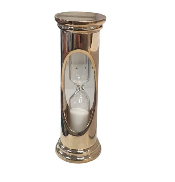 Miniature Clock Gold Plated Mini Sand Timer Solid Brass IMP803G