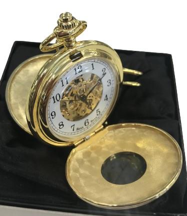 Boxx Double Hunter Rose Gold Pocket Watch M5103 Available Multiple Colour