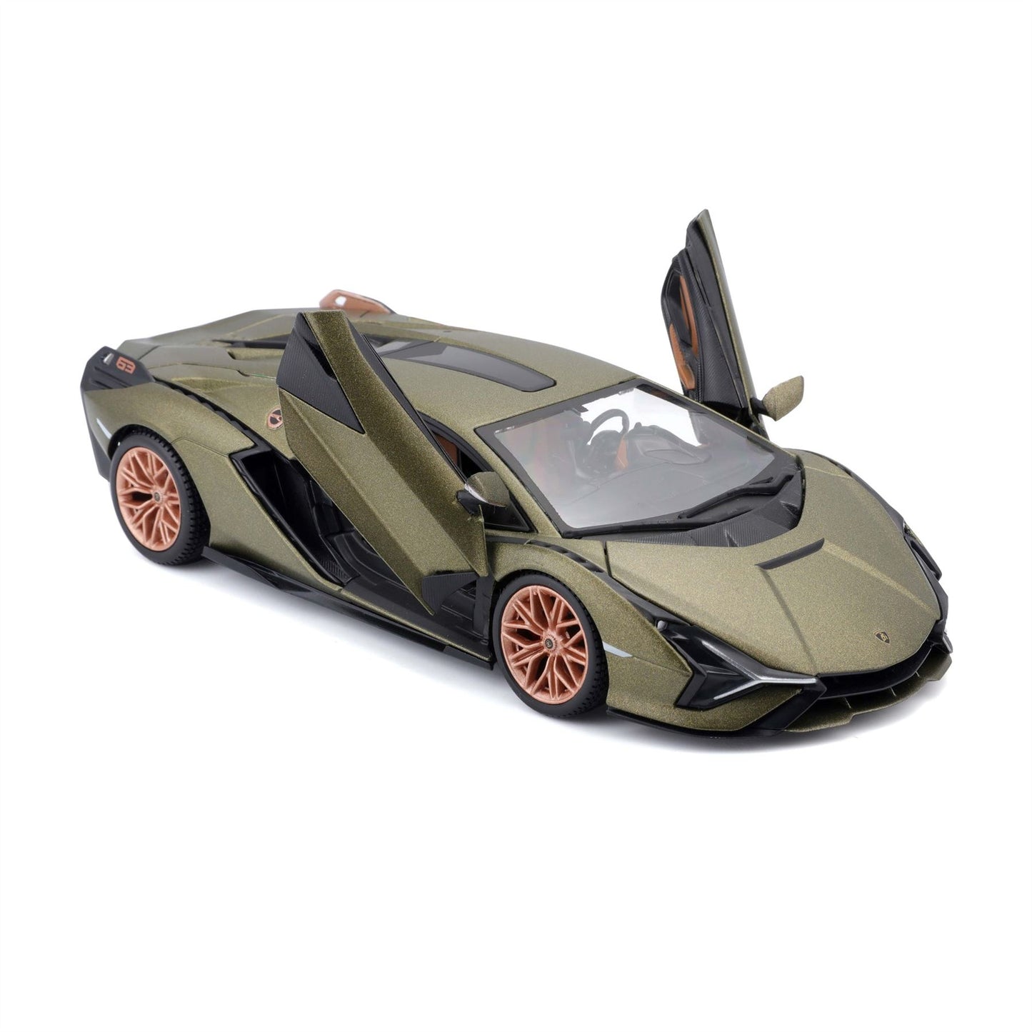 1:24 Lamborghini Sian Fkp 37 Green - Diecast Model car Collectables