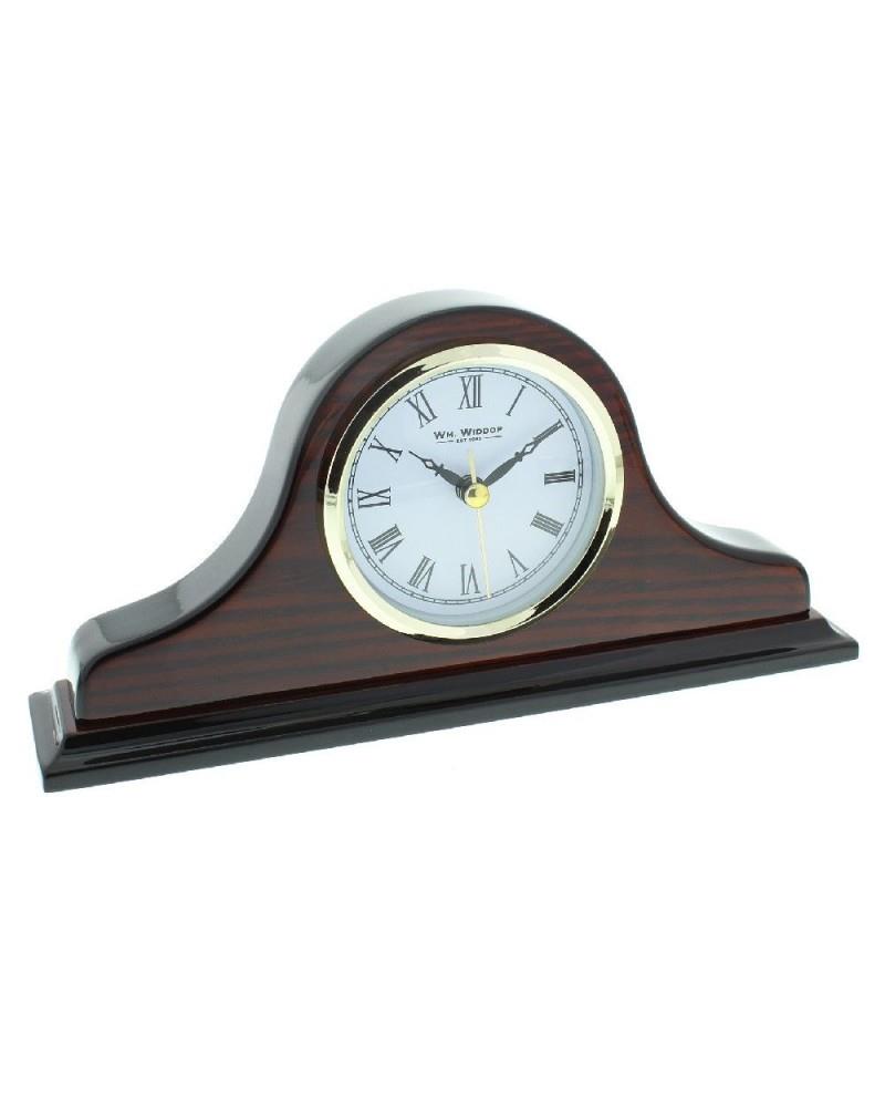 Wm.Widdop Napoleon Shaped Wooden Mantel Clock