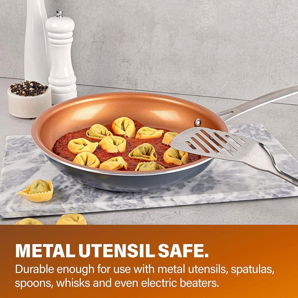 Gotham Steel Diamond 8.5/9.5 Inch Fry Pan Twin Pack - Copper