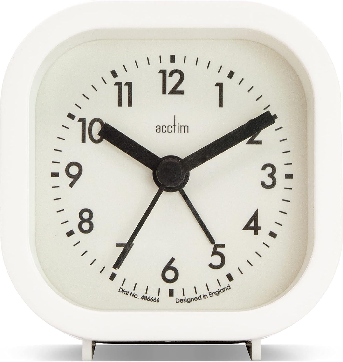 Acctim Robyn Mini Bedside Alarm Clock Available Multiple Colour