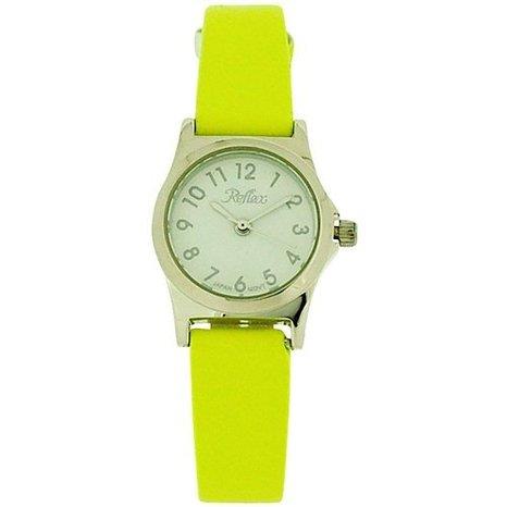 Reflex Girls Ladies White Dial Leather Strap Available Multiple Colour Strap Watch 1013