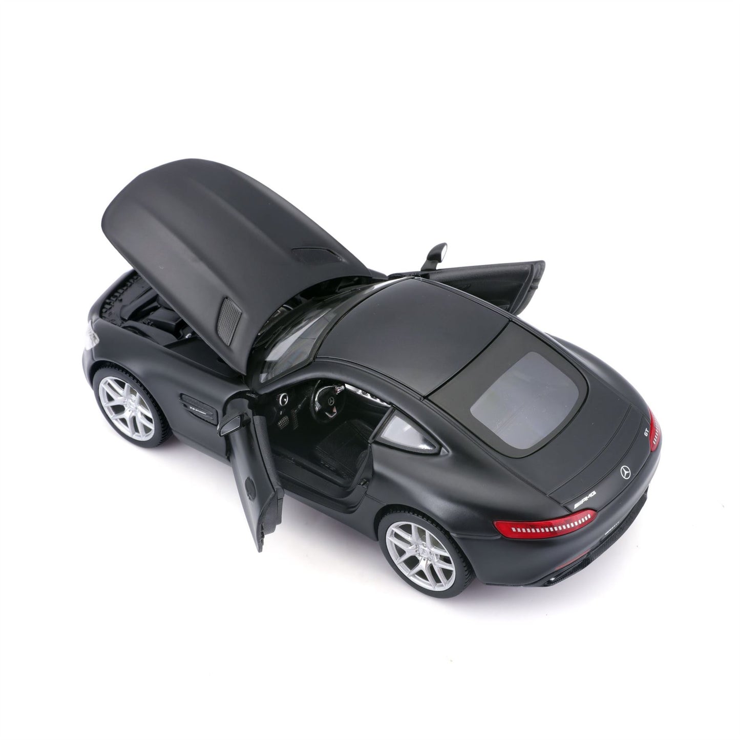 1:24 Dull Black Mercedes-Benz Amg Gt - Diecast Model car Collectables