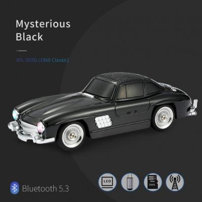 WSTER 1960 Mercedes Classic Car Speaker with Bluetooth & FM Radio