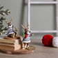 Sitting Reindeer Christmas Figurine