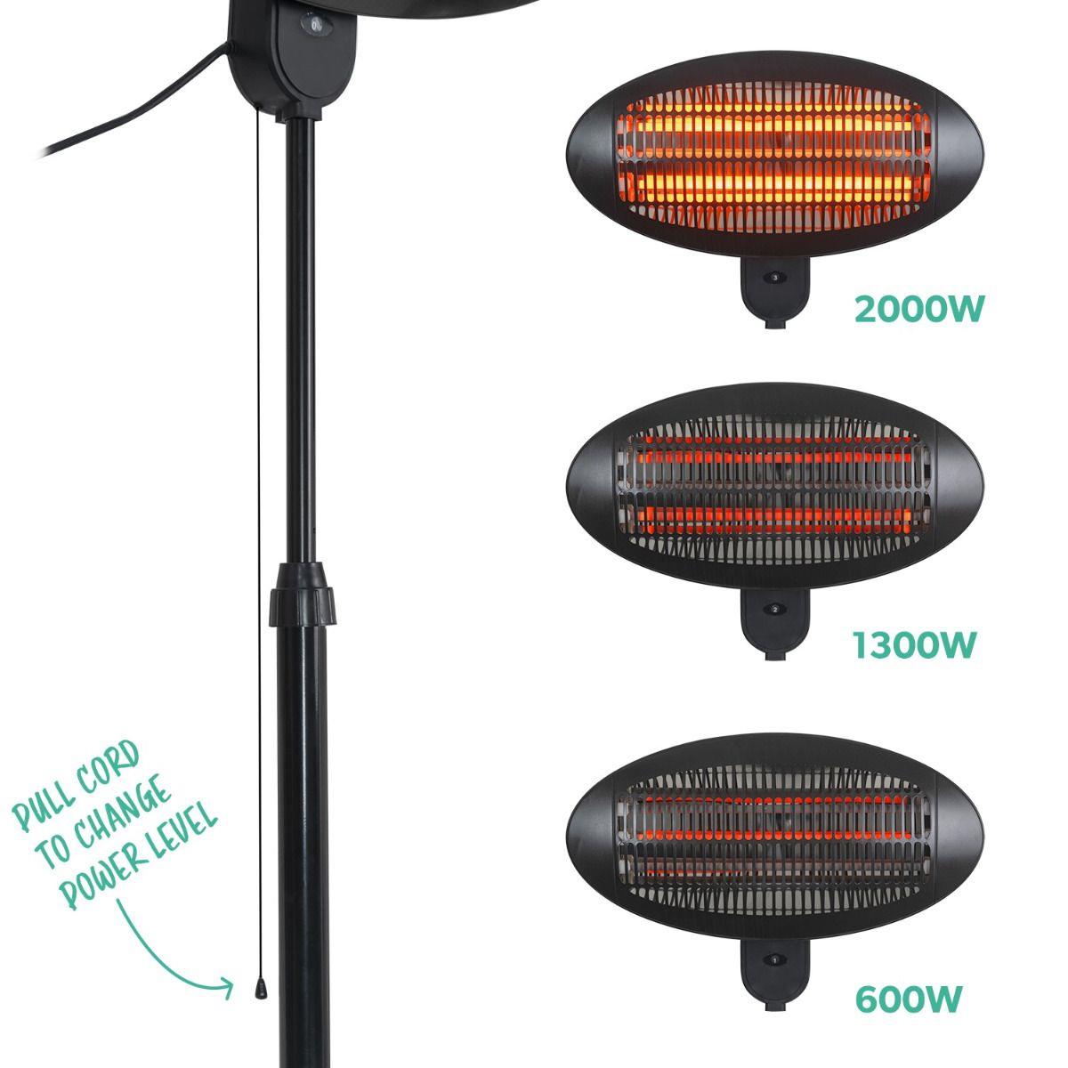 Kingavon Electric Patio Heater 2000W