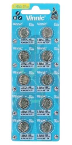 Vinnic Watch Battery Card of 10 Available Multiple Size