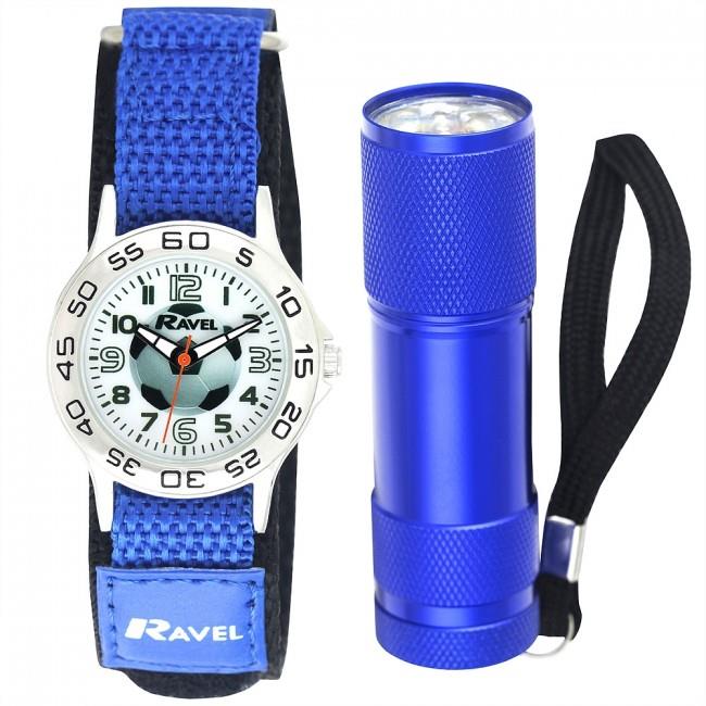 Ravel Childrens Boys Watch & Torch Set R44 Available Multiple Colour