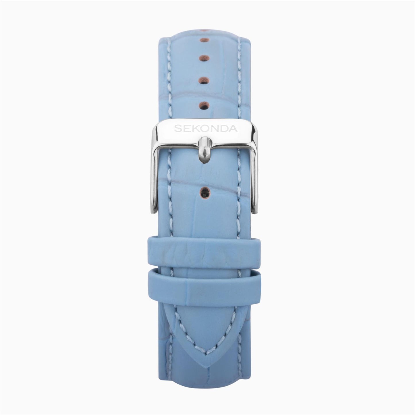 Sekonda Taylor Ladies Dated 34mm Blue Dial with Blue Leather Strap Watch 40548