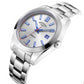 Rotary Mens Henley Dated Silver Dial Stainless Steel Bracelet Watch GB05180/59