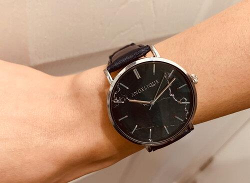Angelique Ladies Fashion Dial Leather Strap Watch Available Multiple Design