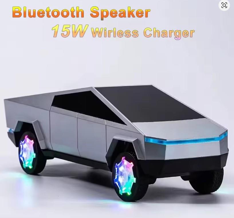 WSTER Wireless Bluetooth 15w Future Truck Model Car Speaker with TF/USB/FM