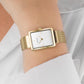 Sekonda Ladies White Dial and Gold Plated Stainless Steel Mesh Bracelet Watch 40136