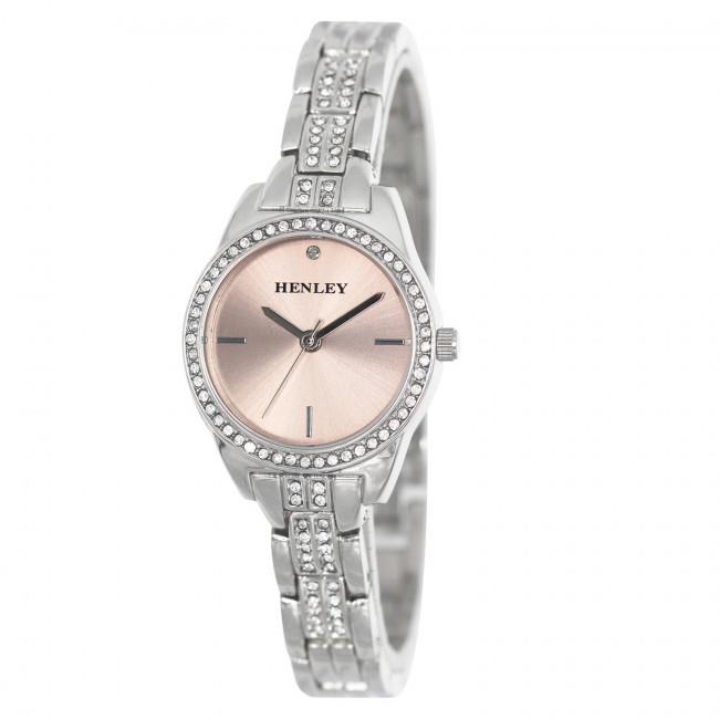 Henley Ladies Dress Bling Dial & Bracelet Watch H07325 Available Multiple Colour