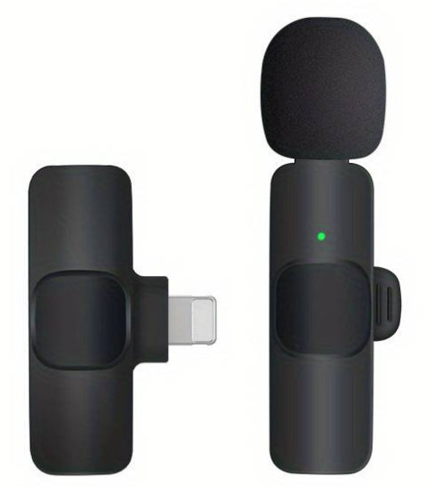 K9 Wireless Microphone Mini Plug and Play Noise Canceling 2.4GHz