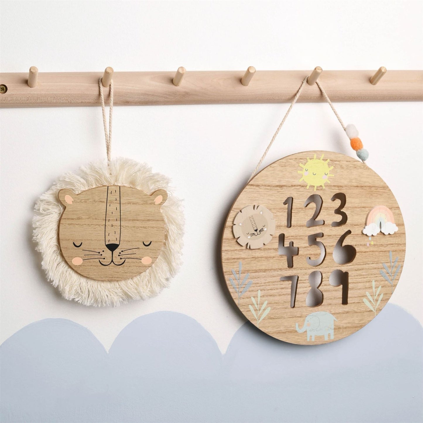 Petit Cheri Numbers Plaque 20cm-22cms