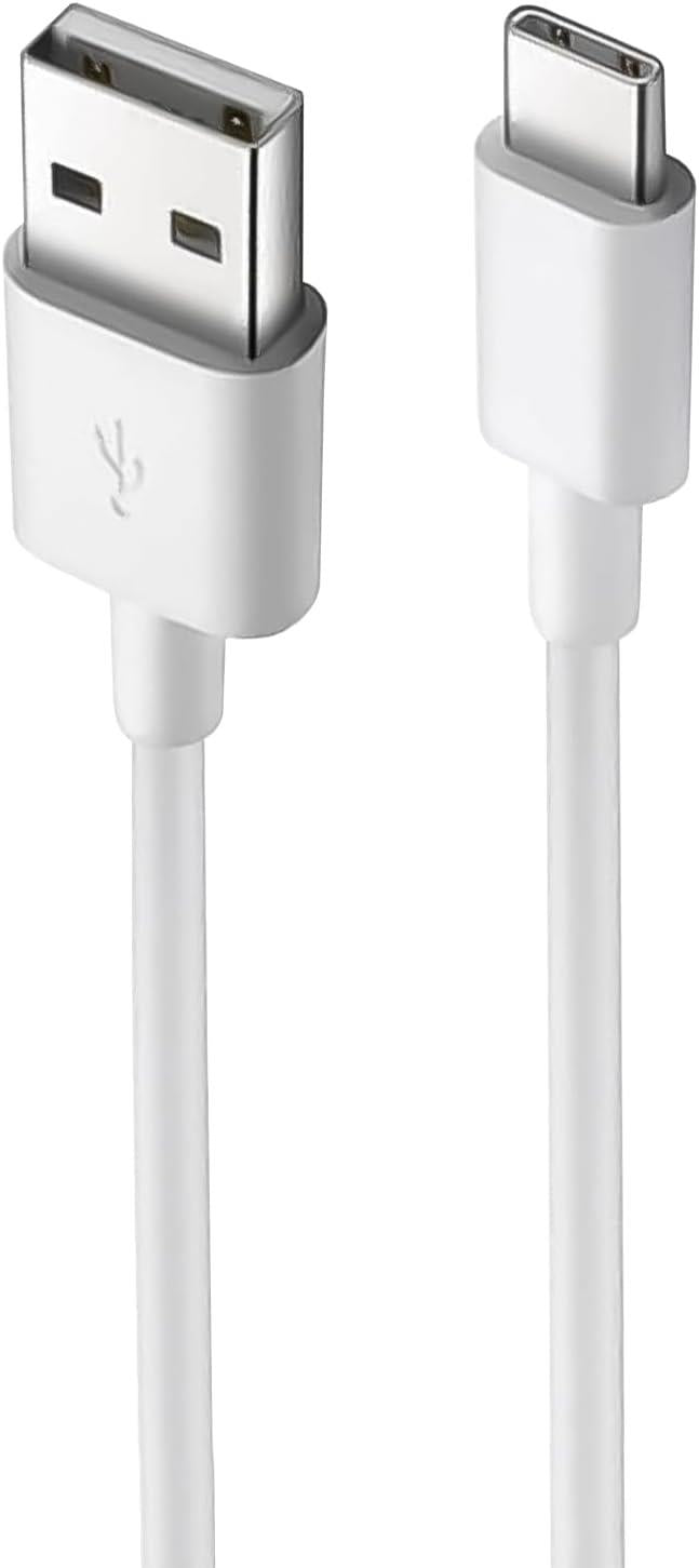 Woox MX0003 USB to Type C PVC Data Cable, 18W, 3.3ft 1m, White