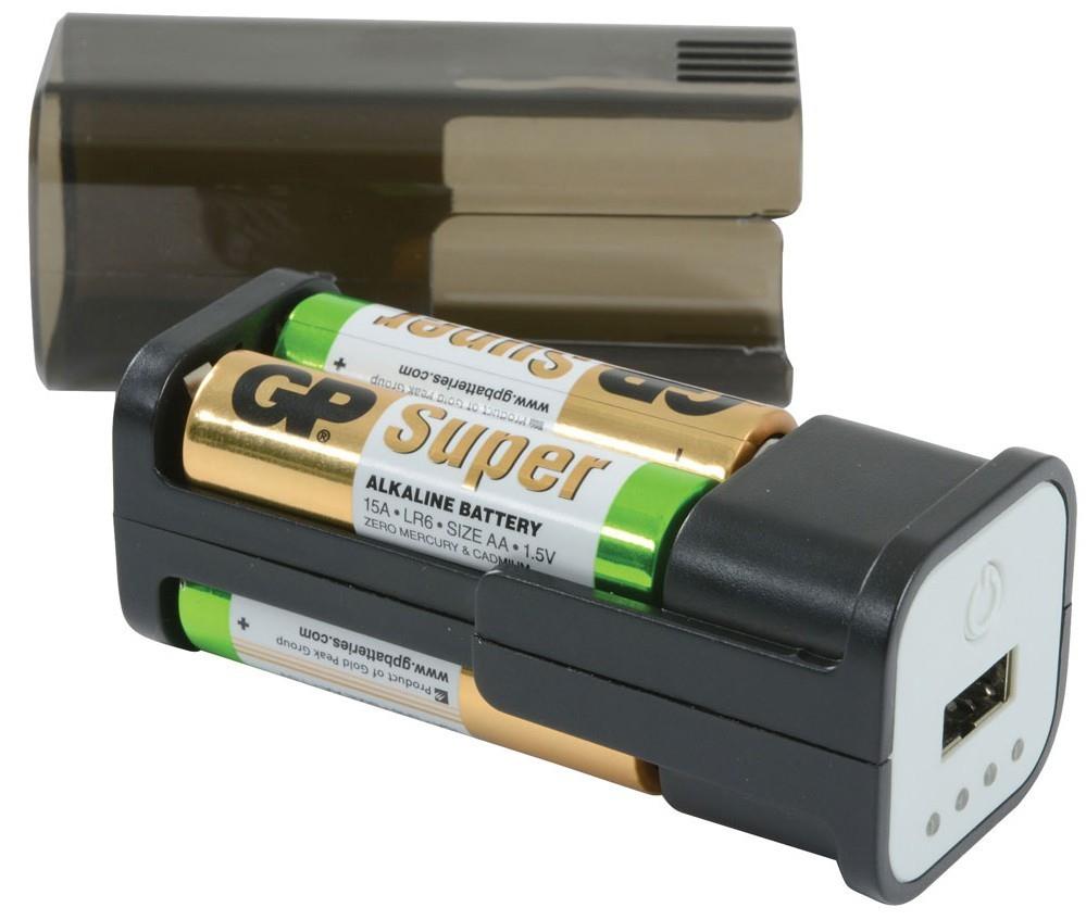 Mercury Emergency AA Battery Powered USB Power Bank 800mA