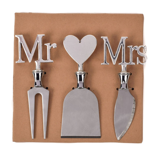 Amore Mr & Mrs Cheese Knife Set