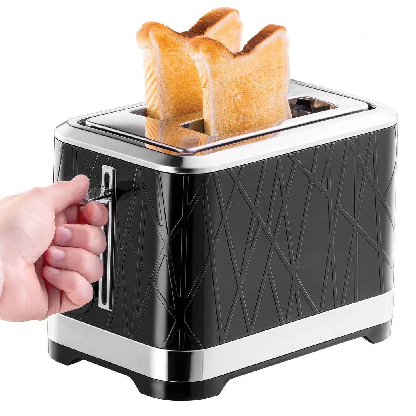 Russell Hobbs Structure Black 2-Slice Toaster