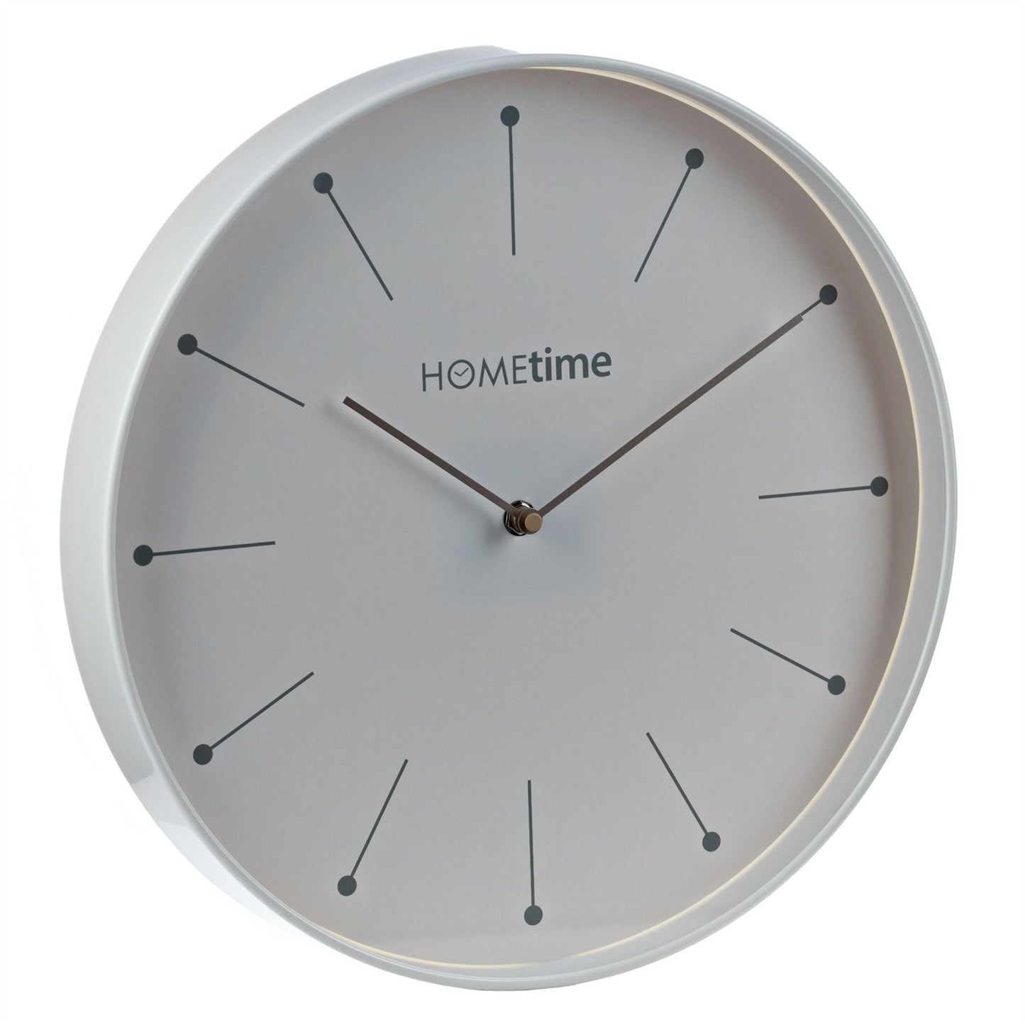 Hometime Round Wall Clock White 35cm